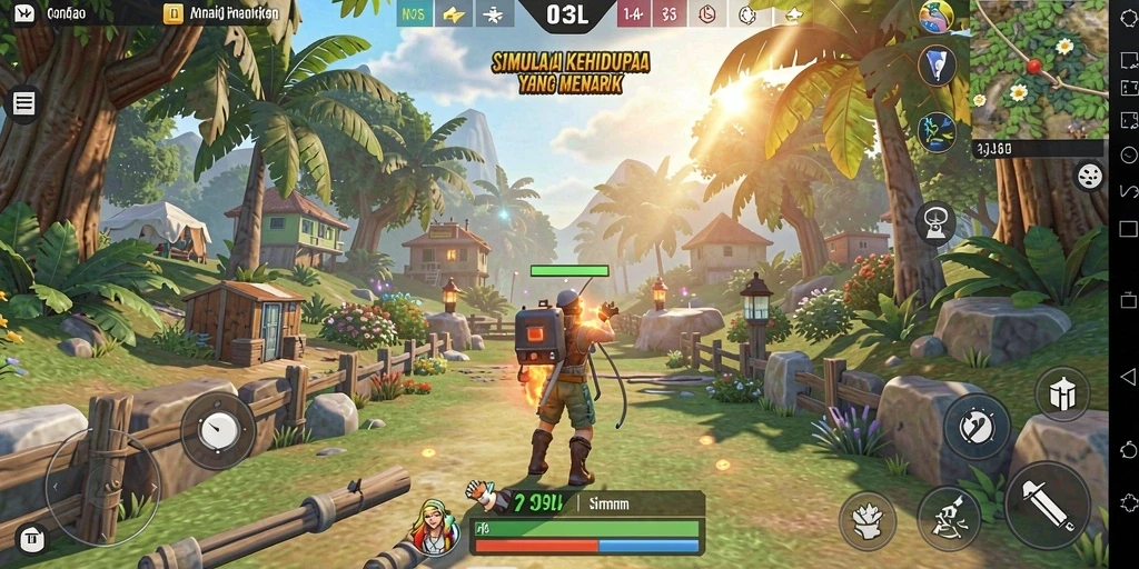 Tampilan gameplay 33L yang menarik dan interaktif.
