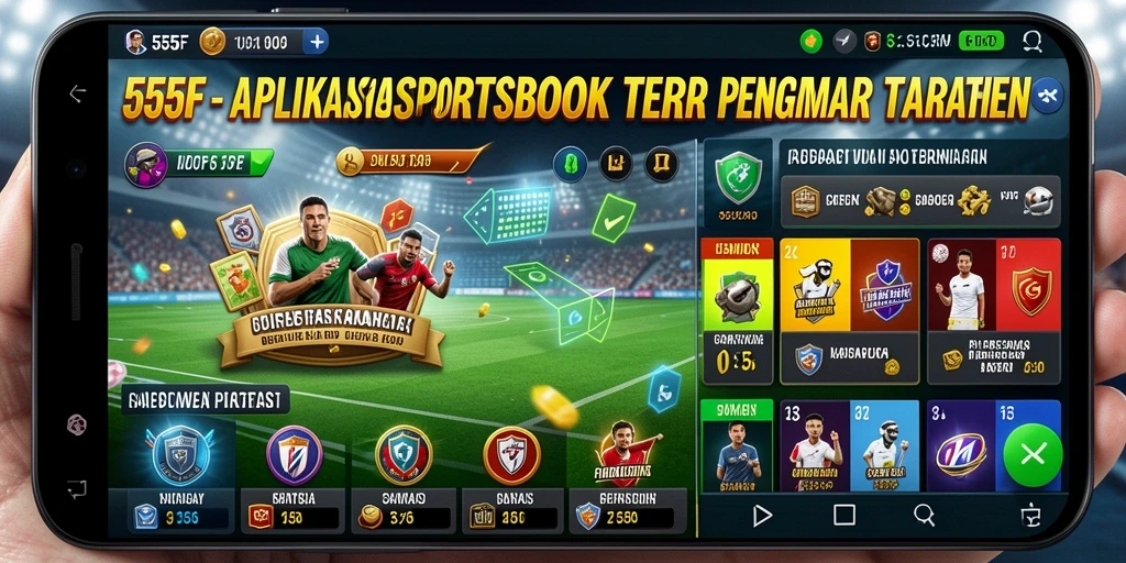 Tampilan menarik gameplay Sportsbook di 555F.