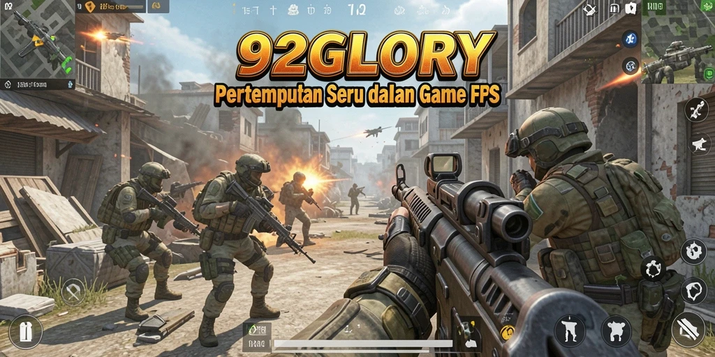 Tampilan gameplay seru dan dinamis dari 92GLORY.