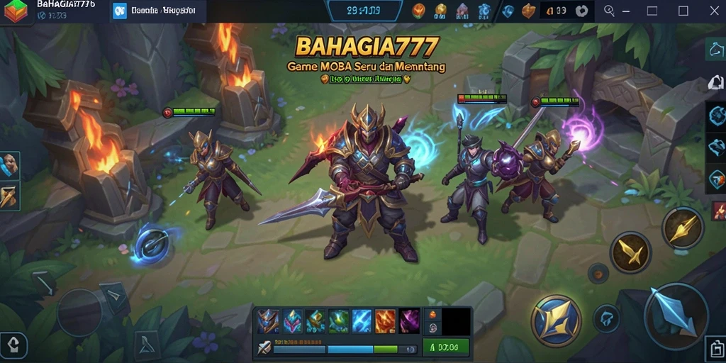 Tampilan gameplay seru dan strategis dari BAHAGIA777.