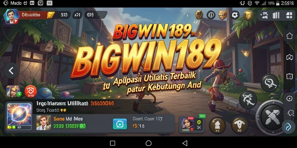 Tampilan antarmuka pengguna BIGWIN189 yang intuitif dan mudah dipahami.