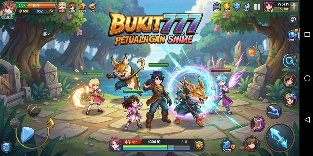 Tampilan gameplay yang mengasyikkan di BUKIT777
