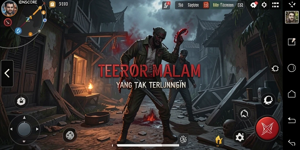 Tampilan menegangkan dari gameplay IDNSCORE yang penuh ketegangan.