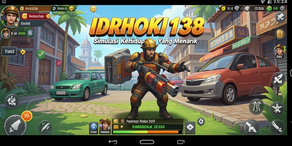 Tampilan gameplay menarik dari IDRHOKI138 menunjukkan interaksi karakter.
