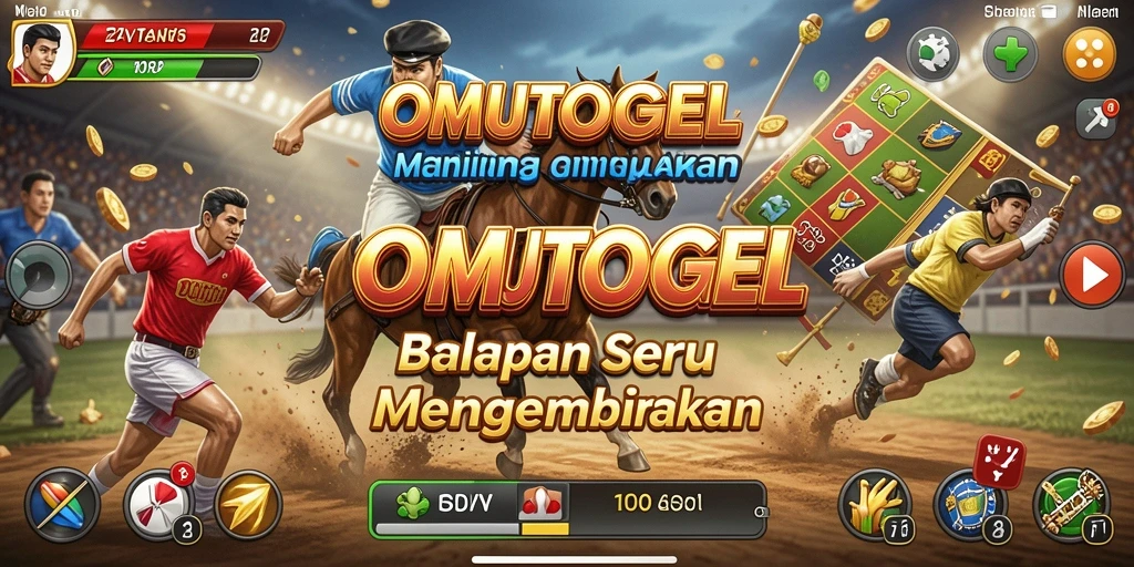 Tampilan balapan seru di OMUTOGEL dengan kendaraan yang memukau.
