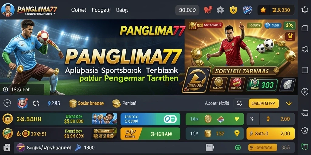 Tampilan gameplay menarik dari aplikasi Sportsbook PANGLIMA77.