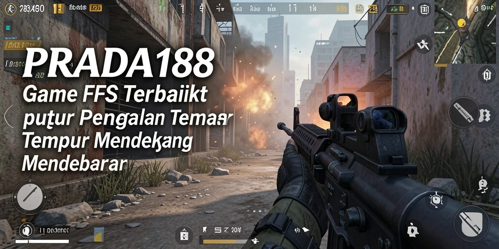 Screenshot gameplay PRADA188 menampilkan aksi tembak-menembak yang mendebarkan.