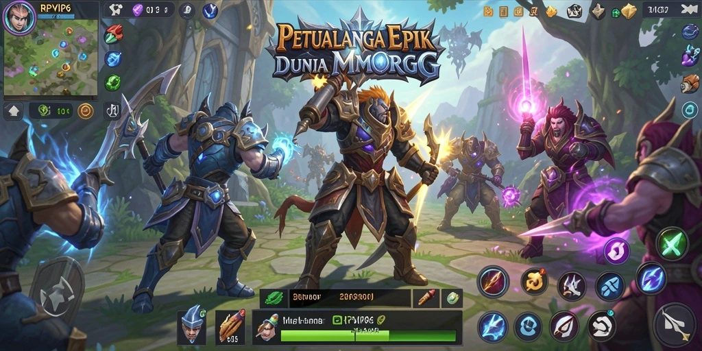 Tampilan gameplay RPVIP6 yang memukau dan penuh aksi.
