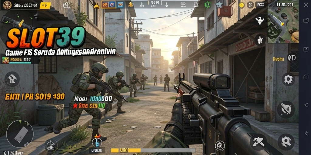 Tampilan mendebarkan dari pertempuran FPS di SLOT39.