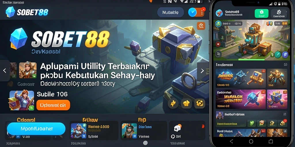 Tampilan antarmuka SOBET88 yang ramah pengguna dan fitur lengkap.