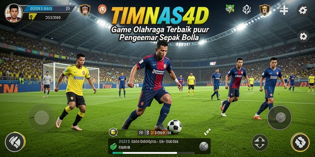 Tampilan gameplay seru dan grafis menawan dari TIMNAS4D.